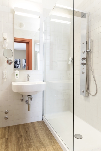 Spazio e pulizia nelle camere executive in hotel 4 stelle a Pordenone