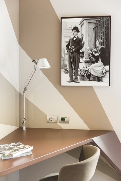 Particolare della camera superior al BW Plus Park Hotel Pordenone