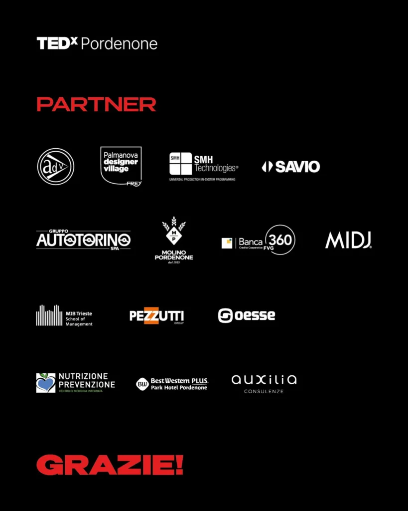 TEDx Pordenone 2026 - Partner Park Hotel Pordenone